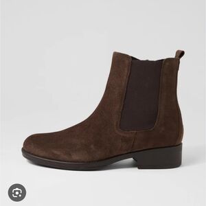 Josef Seibel Brown Suede Ankle Boots Size
